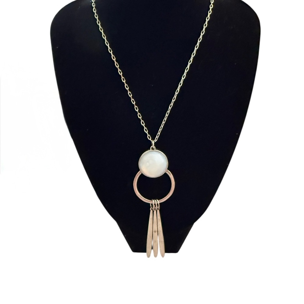AMERICAN EAGLE Silver-Tone Bohemian Long Necklace